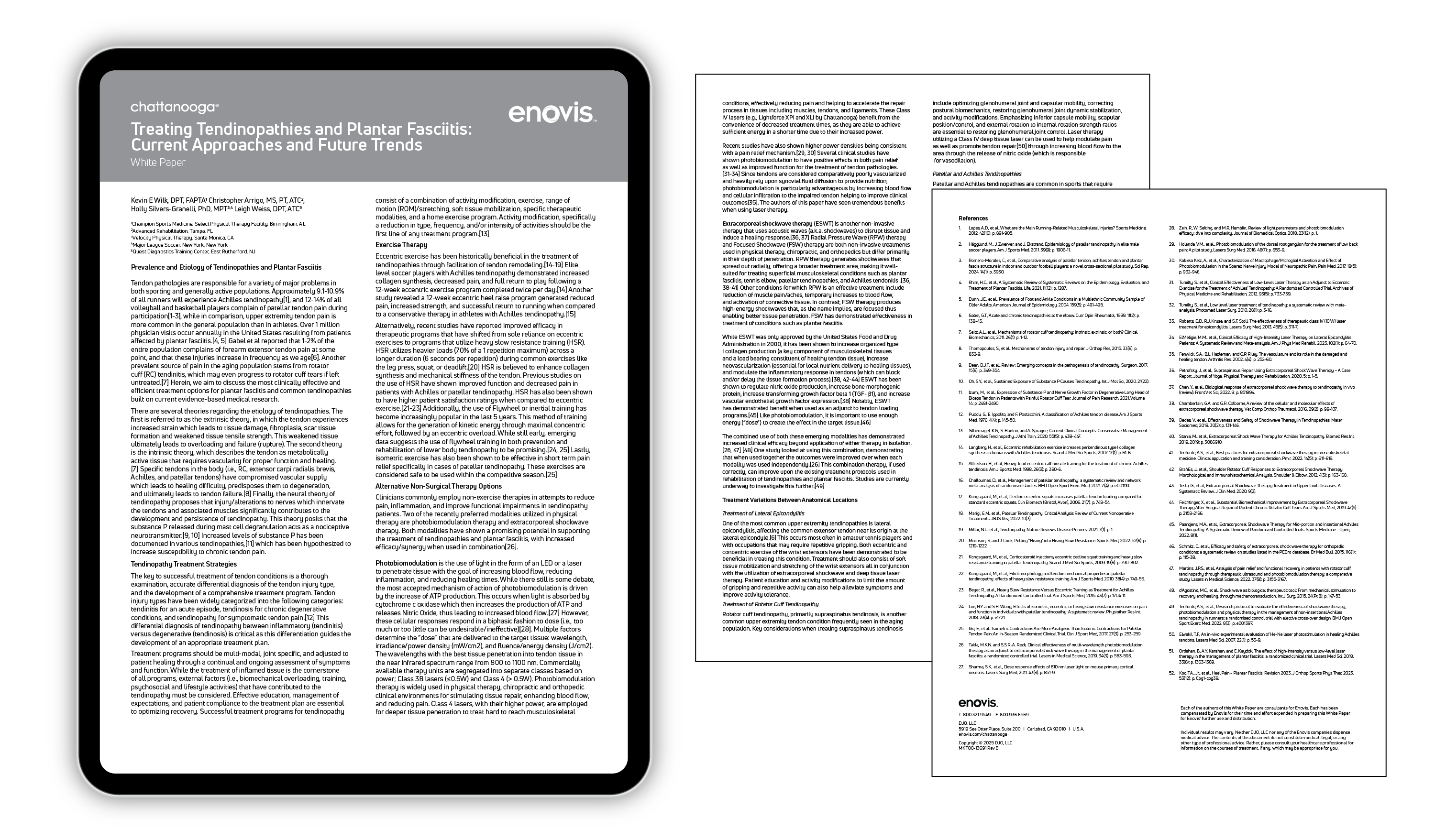 Tendinopathy & Plantar Fasciitis White Paper