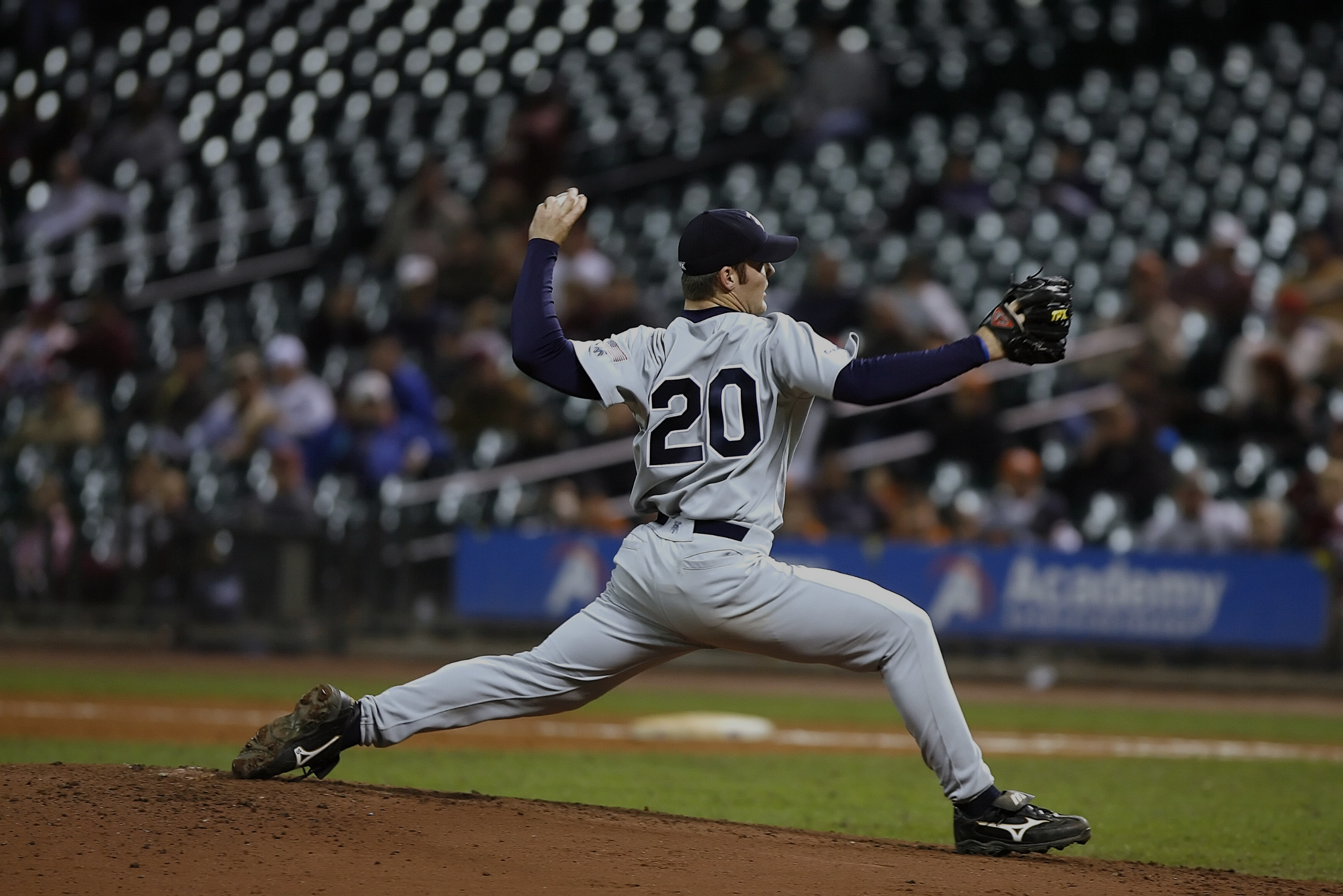 person throwing a baseball