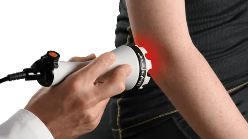 laser treatment on elbow