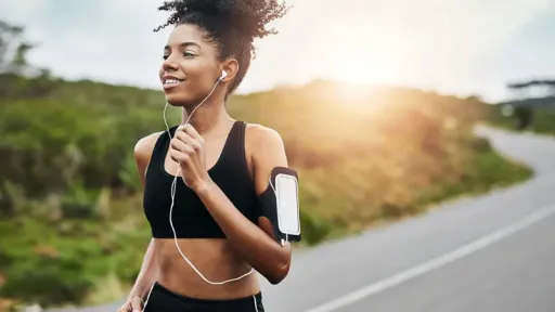 woman running