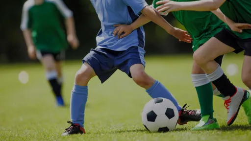 kids playing soccer